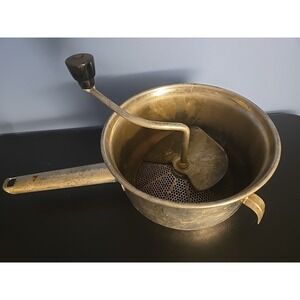 Vintage Foley Food Mill No. 101 Stainless Steel 2 Quart Masher Ricer 7" Strainer